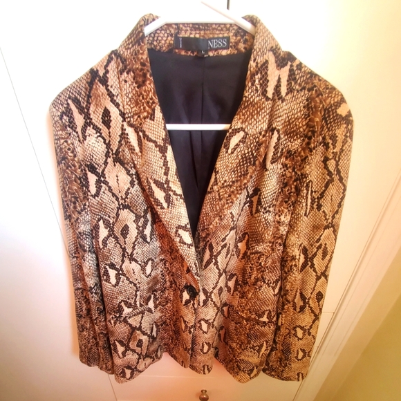Ness Jackets & Blazers - Gorgeous snake print blazer by Ness